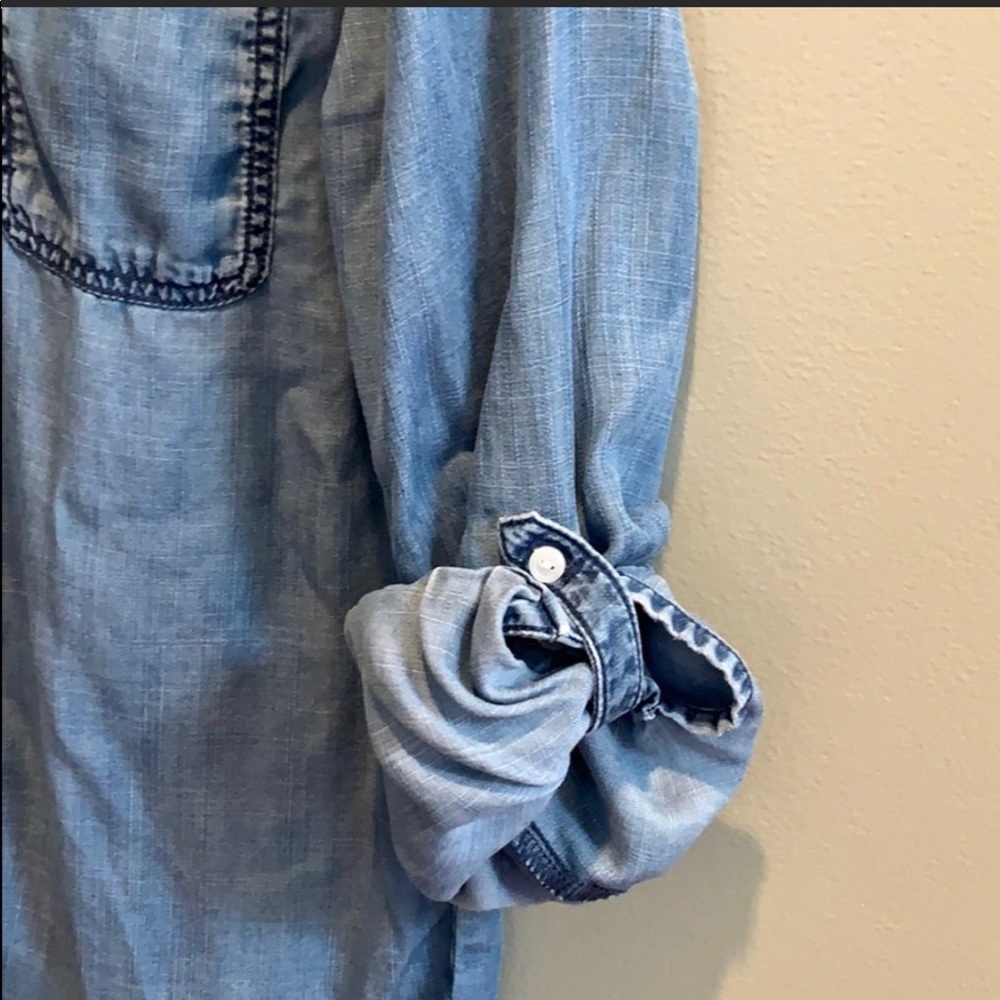 Button Down Chambray Shirt - image 4